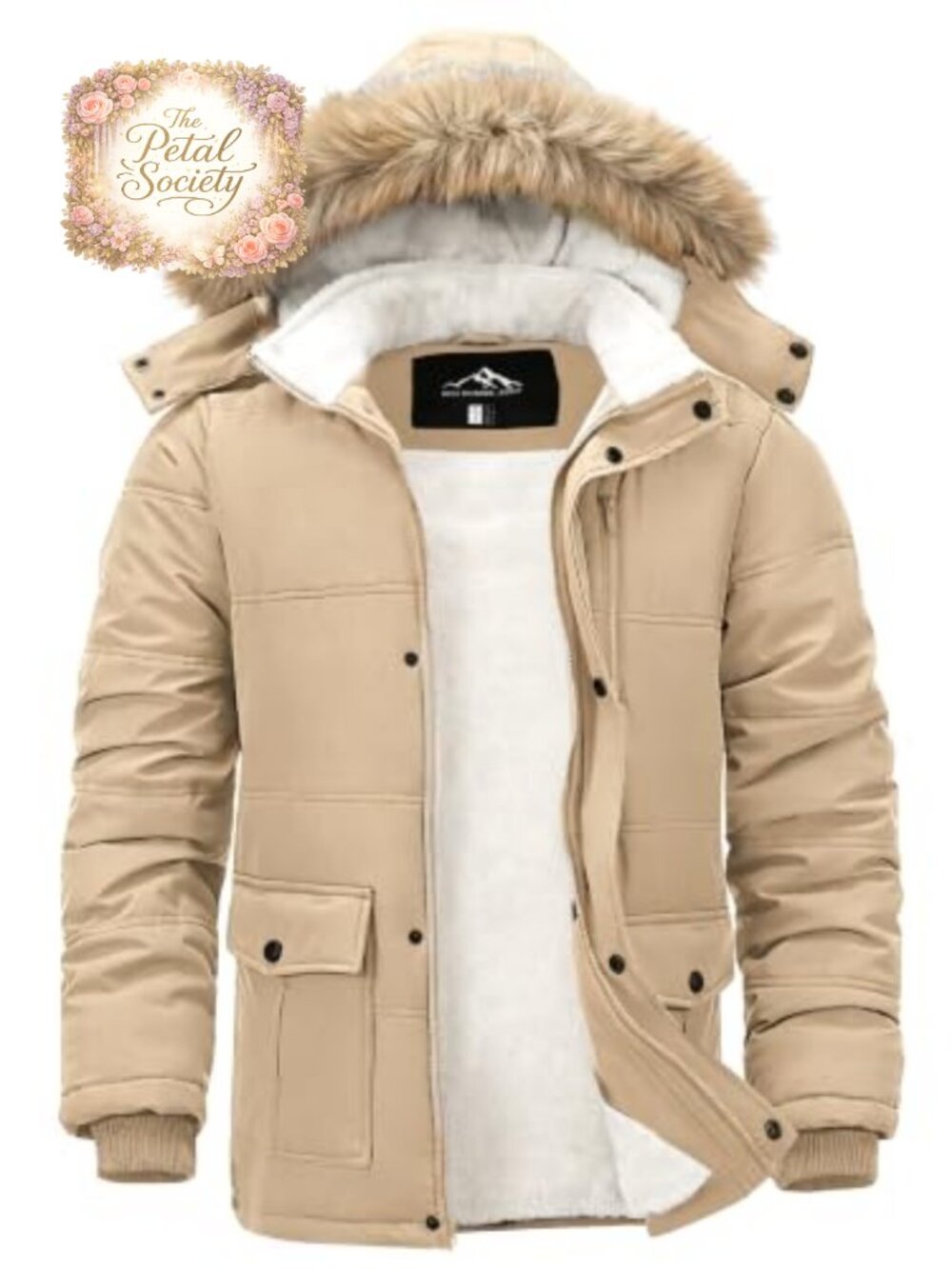 Fleece Winter Jacket Warm Coat Parka Windproof